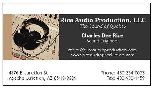 Rice Audio Production