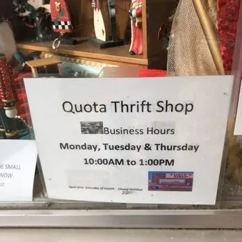 Quota Thrift Shop