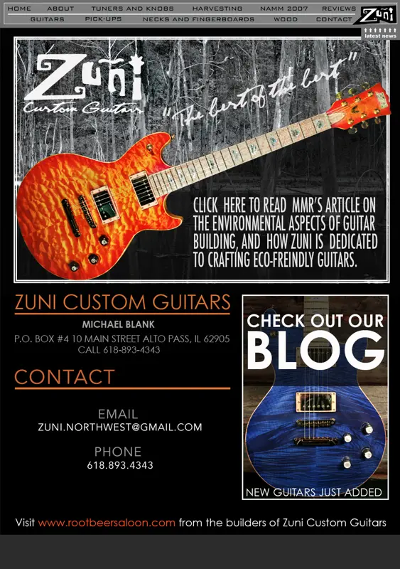 Zuni Custom Guitars & Amplfrs